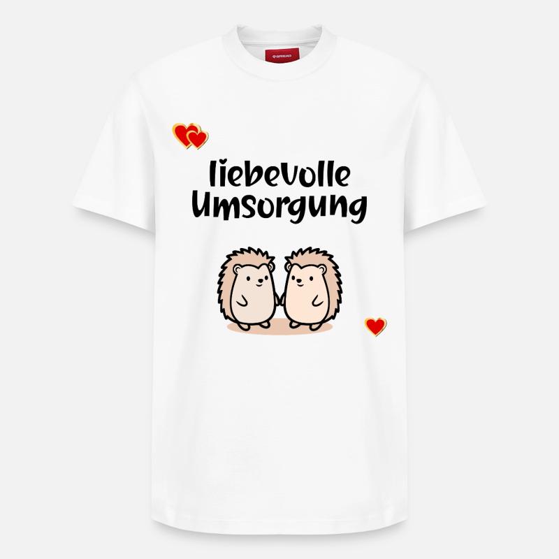 Danke Pflege Umsorgung - Relaxed Unisex Supima Cotton T-Shirt – von SPREAD - Weiß