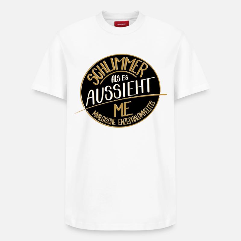 Schlimmer als es aussieht, ME  - Relaxed Unisex Supima Cotton T-Shirt – von SPREAD - Weiß