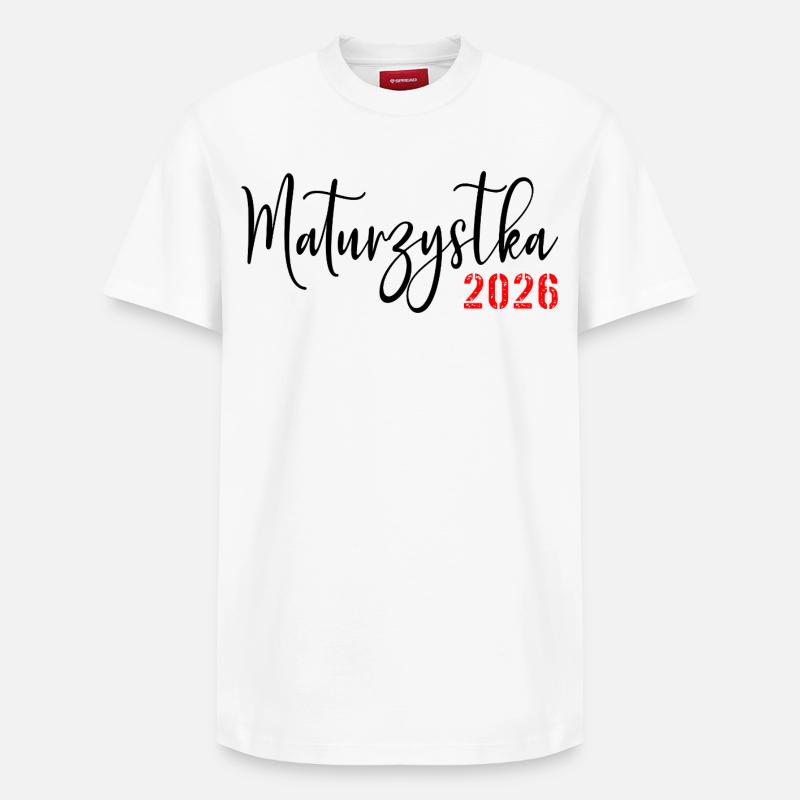Diplômé du lycée 2026 - T-shirt unisexe décontracté en coton Supima – de SPREAD - blanc