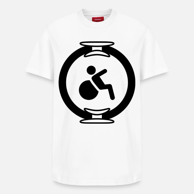 Pilates  - T-shirt unisexe décontracté en coton Supima – de SPREAD - blanc
