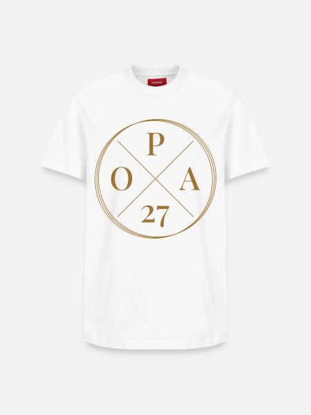 Grandpa 27 - Relaxed Unisex Supima Cotton T-Shirt – by SPREAD - white