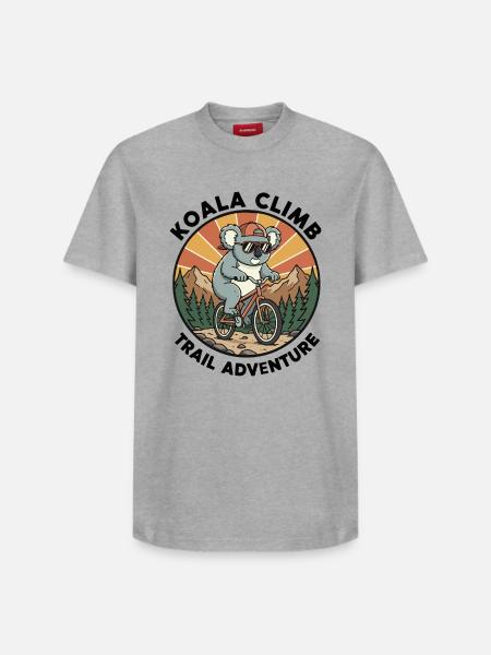 Koala_Climb_Trail_Adventure_VTT - Relaxed Unisex Supima Cotton T-Shirt – by SPREAD - white
