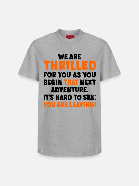 Farewell Colleague Job - Relaxed Unisex Supima Cotton T-Shirt – by SPREAD - white
