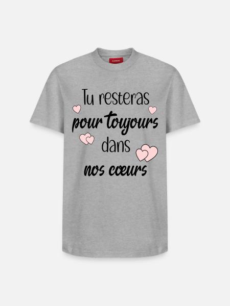 à jamais - T-shirt unisexe décontracté en coton Supima – de SPREAD - blanc