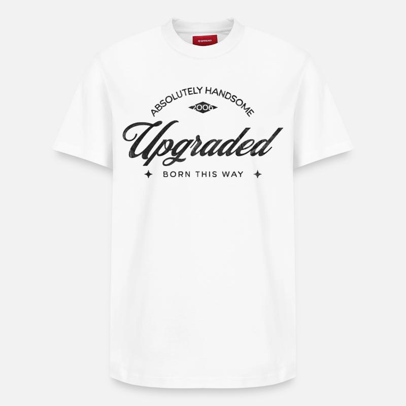 Anniversaire 2006 - Amélioré 20 - T-shirt unisexe décontracté en coton Supima – de SPREAD - blanc