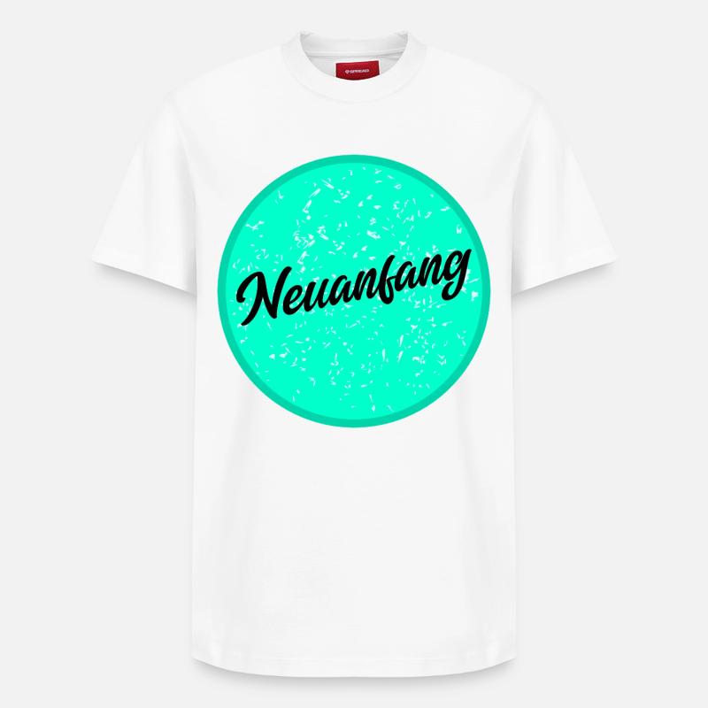 Nouveau départ - T-shirt unisexe décontracté en coton Supima – de SPREAD - blanc
