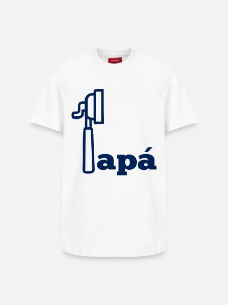 Café Espresso Papa espagnol - T-shirt unisexe décontracté en coton Supima – de SPREAD - blanc