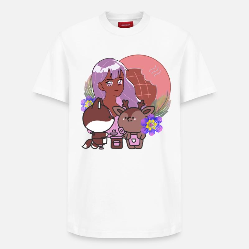 Cuisine Kawaii & Prothèse magique - T-shirt unisexe décontracté en coton Supima – de SPREAD - blanc