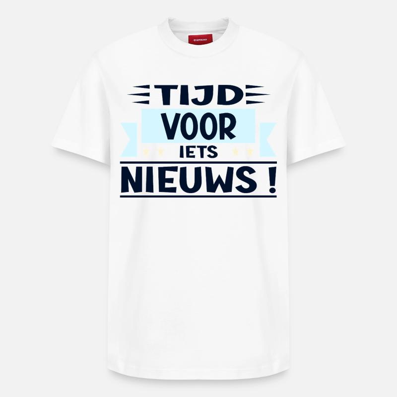 Neuanfang - Relaxed Unisex Supima Cotton T-Shirt – von SPREAD - Weiß