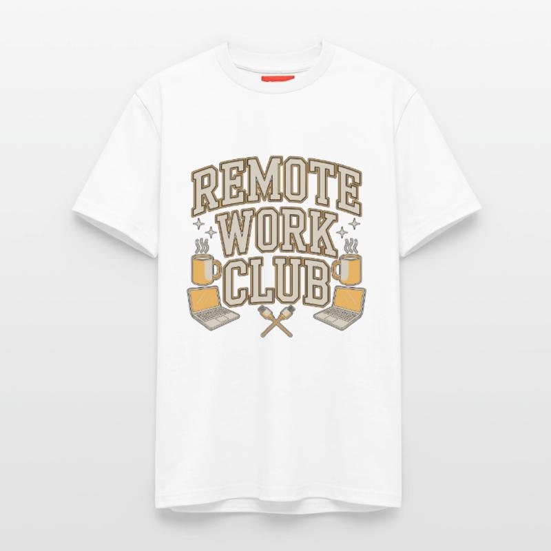 Remote Work Club Web Developer Remote Developer Relaxed Unisex Supima Cotton T-Shirt – by SPREAD