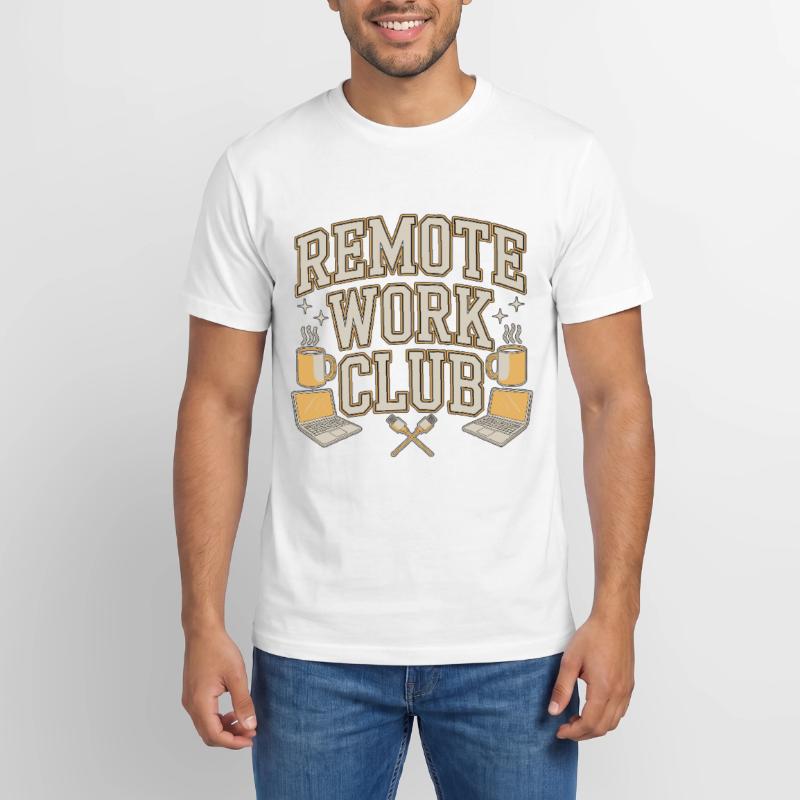 Remote Work Club Web Developer Remote Developer Relaxed Unisex Supima Cotton T-Shirt – by SPREAD