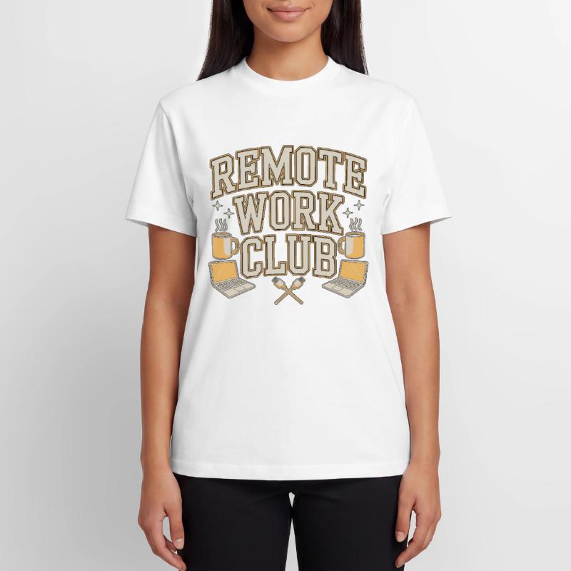 Remote Work Club Web Developer Remote Developer Relaxed Unisex Supima Cotton T-Shirt – by SPREAD