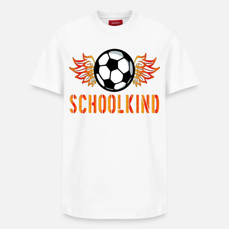 Fußballschule - Relaxed Unisex Supima Cotton T-Shirt – von SPREAD - Weiß