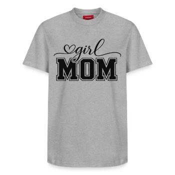 Daughter Mom | Mother's Day Humor Gift - Relaxed Unisex Supima Cotton T-Shirt – by SPREAD - white - Front - AI Model Female 172 dark (172cm) & AI Model Male 185 dark (185cm)