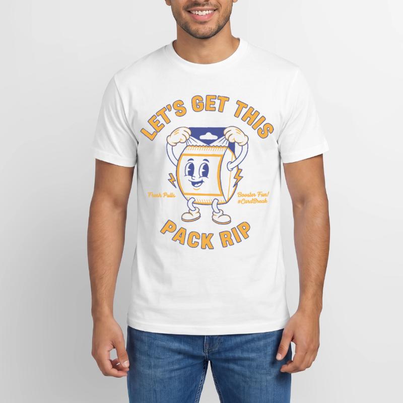 Lets Get This Pack Rip Fresh Pulls CardBreak Relaxed Unisex Supima Cotton T-Shirt – by SPREAD