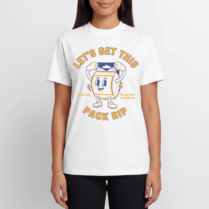 Lets Get This Pack Rip Fresh Pulls CardBreak Relaxed Unisex Supima Cotton T-Shirt – by SPREAD