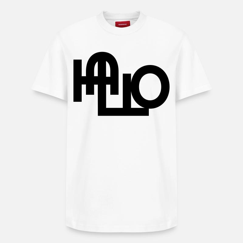Hello welcome - Relaxed Unisex Supima Cotton T-Shirt – by SPREAD - white