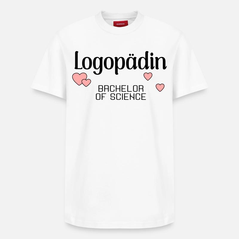 Programme de licence en orthophonie - T-shirt unisexe décontracté en coton Supima – de SPREAD - blanc