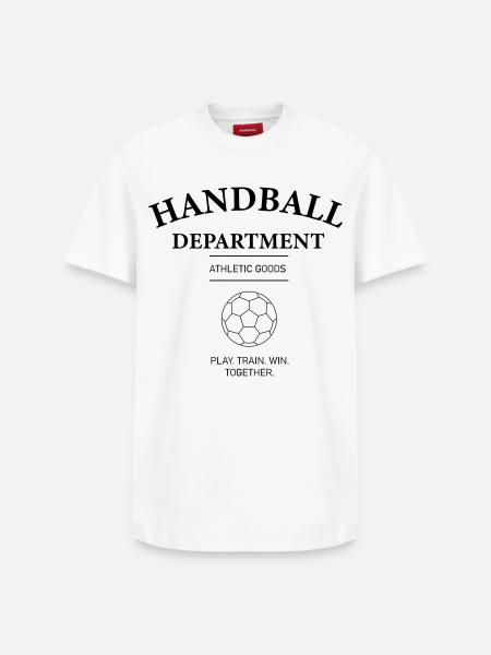 Handball Department - Relaxed Unisex Supima Cotton T-Shirt – by SPREAD - white