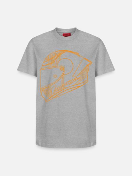 Helm - Relaxed Unisex Supima Cotton T-Shirt – von SPREAD - Weiß