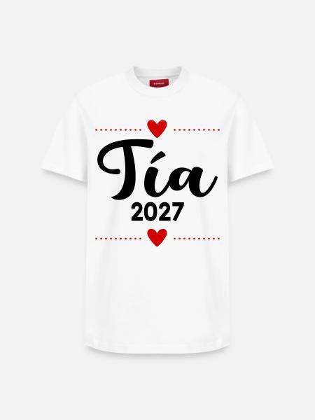 Spanische Tante 2027 - Relaxed Unisex Supima Cotton T-Shirt – von SPREAD - Weiß