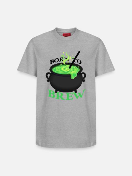 Green Brew Pot Cartoon - Relaxed Unisex Supima Cotton T-Shirt – von SPREAD - Weiß