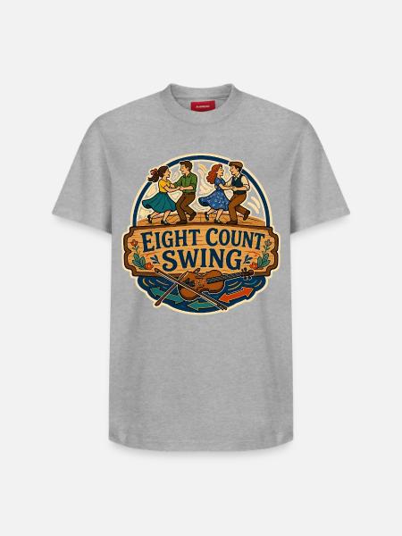 EIGHT COUNT SWING - Relaxed Unisex Supima Cotton T-Shirt – von SPREAD - Weiß