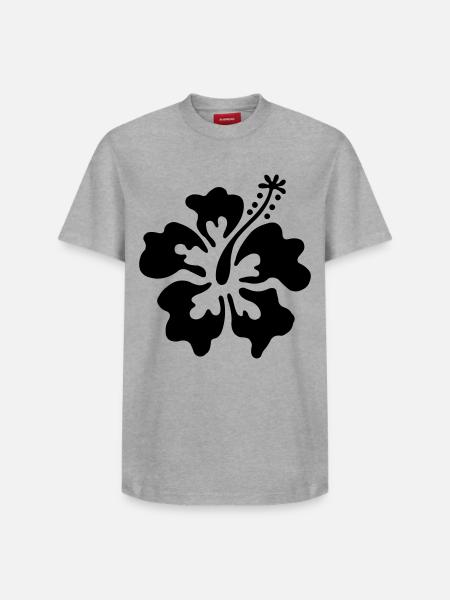 Fleurs d'Hawaï - T-shirt unisexe décontracté en coton Supima – de SPREAD - blanc