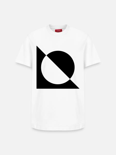 Black and white - Relaxed Unisex Supima Cotton T-Shirt – by SPREAD - white