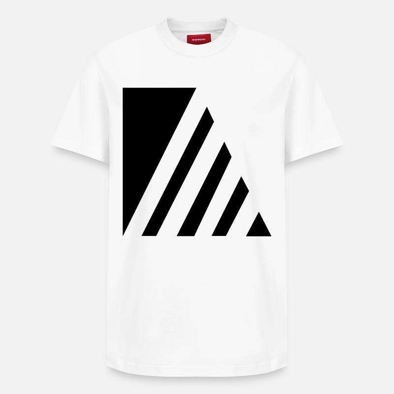 Stylish strokes - Relaxed Unisex Supima Cotton T-Shirt – by SPREAD - white