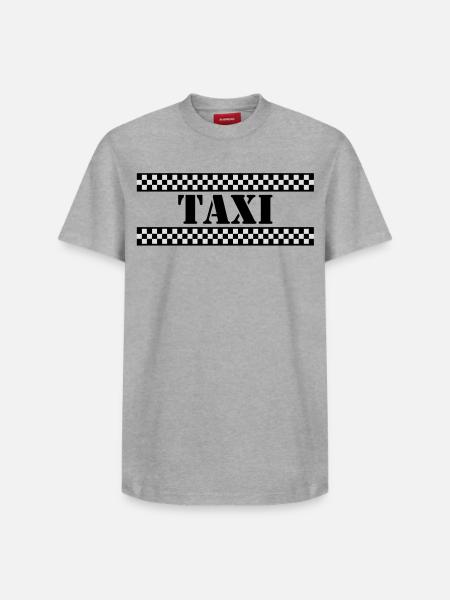 NY Taxi - Relaxed Unisex Supima Cotton T-Shirt – by SPREAD - white