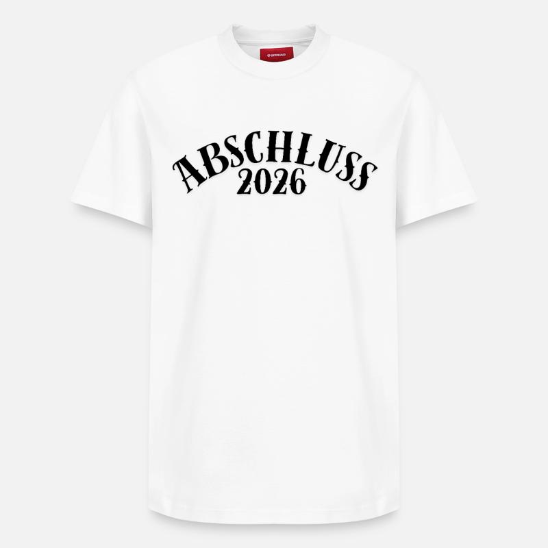 Remise des diplômes 2026 - T-shirt unisexe décontracté en coton Supima – de SPREAD - blanc