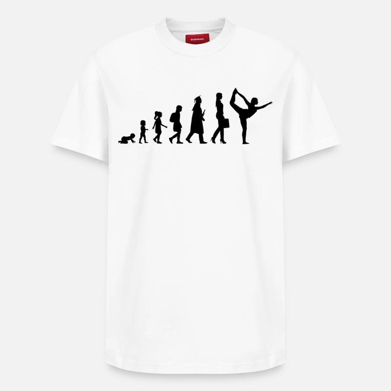 Yogini Development - Relaxed Unisex Supima Cotton T-Shirt – by SPREAD - white