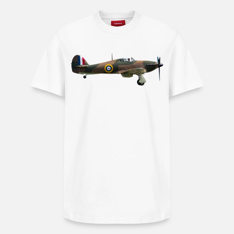 Hurricane - Relaxed Unisex Supima Cotton T-Shirt – von SPREAD - Weiß