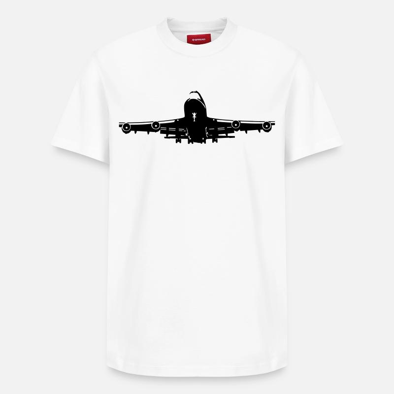 -747 - T-shirt unisexe décontracté en coton Supima – de SPREAD - blanc