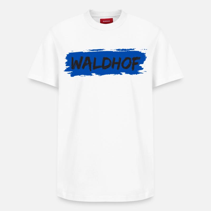 Waldhof - Relaxed Unisex Supima Cotton T-Shirt – von SPREAD - Weiß