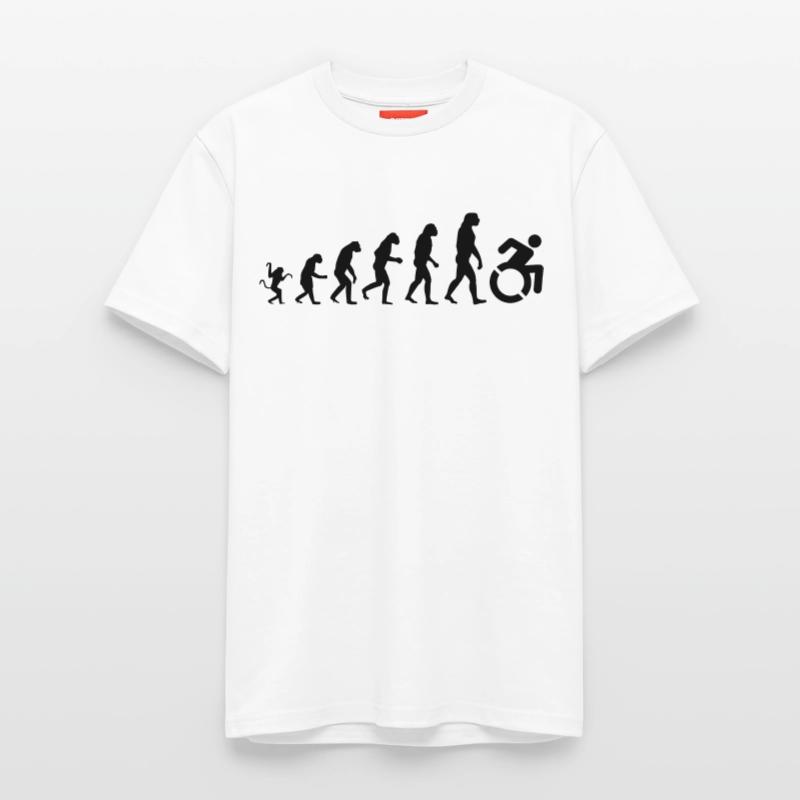 Évolution des fauteuils roulants * T-shirt unisexe décontracté en coton Supima – de SPREAD