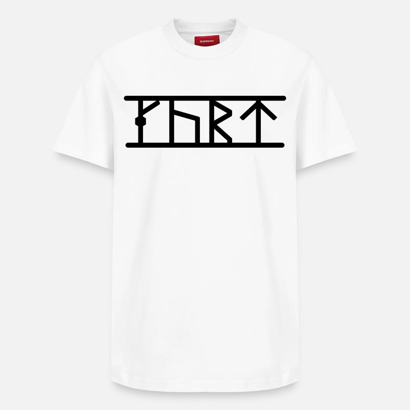 Kurt - T-shirt unisexe décontracté en coton Supima – de SPREAD - blanc