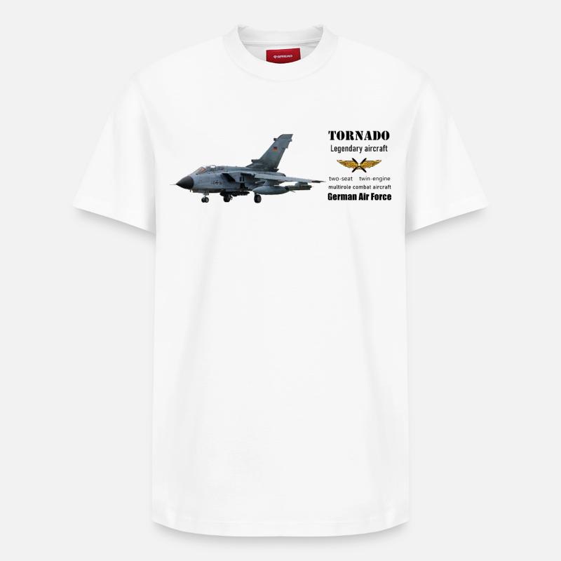 Tornade - T-shirt unisexe décontracté en coton Supima – de SPREAD - blanc