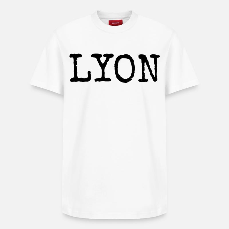 Lyon - T-shirt unisexe décontracté en coton Supima – de SPREAD - blanc