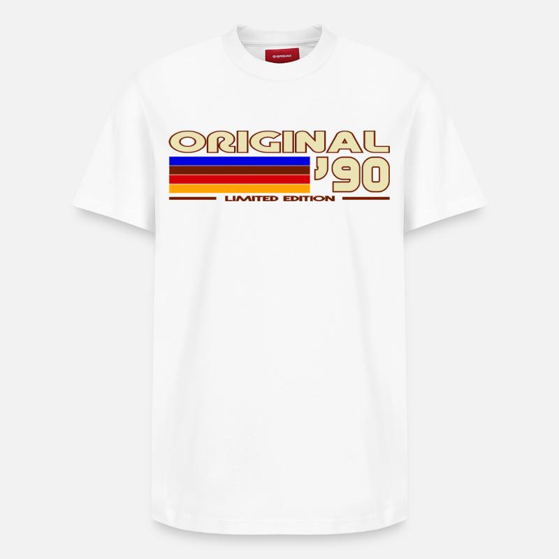 1990 - Relaxed Unisex Supima Cotton T-Shirt – by SPREAD - white
