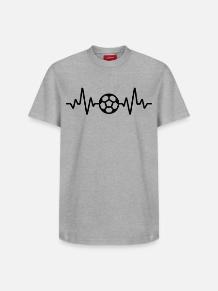 Soccer - Relaxed Unisex Supima Cotton T-Shirt – by SPREAD - white