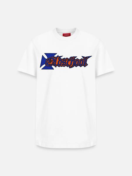 Old School - style - cool - Relaxed Unisex Supima Cotton T-Shirt – von SPREAD - Weiß