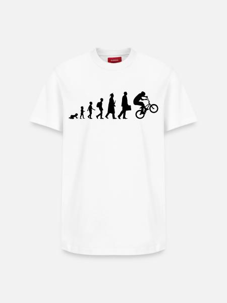Development of the BMX - Relaxed Unisex Supima Cotton T-Shirt – by SPREAD - white