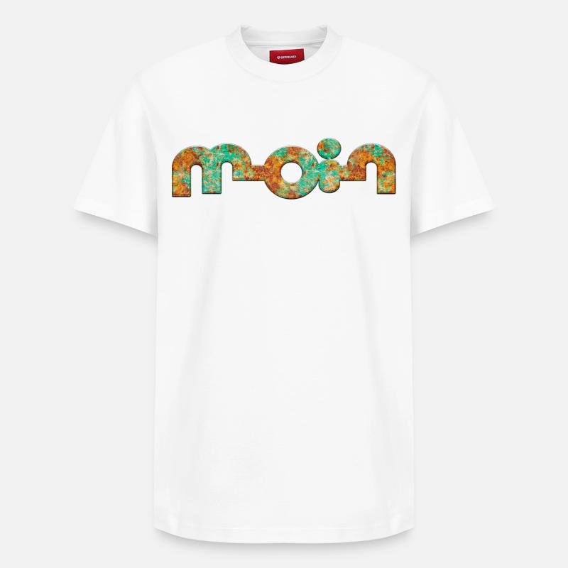 Moin - Relaxed Unisex Supima Cotton T-Shirt – von SPREAD - Weiß