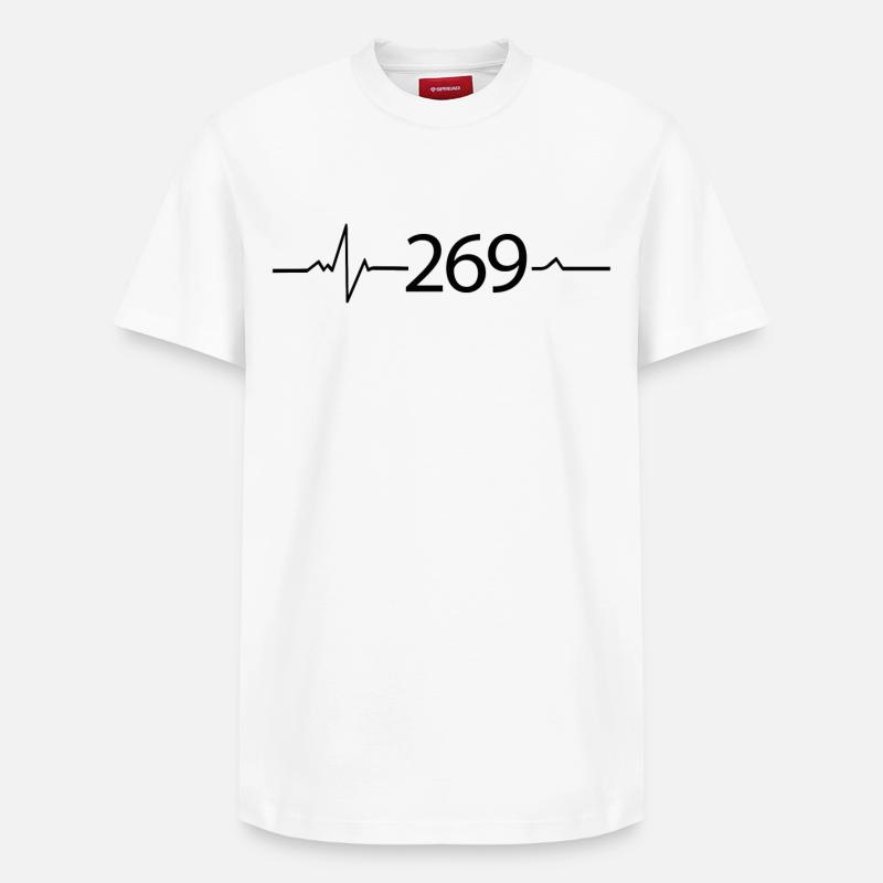 269 - RESPECT LIFE - Relaxed Unisex Supima Cotton T-Shirt – von SPREAD - Weiß