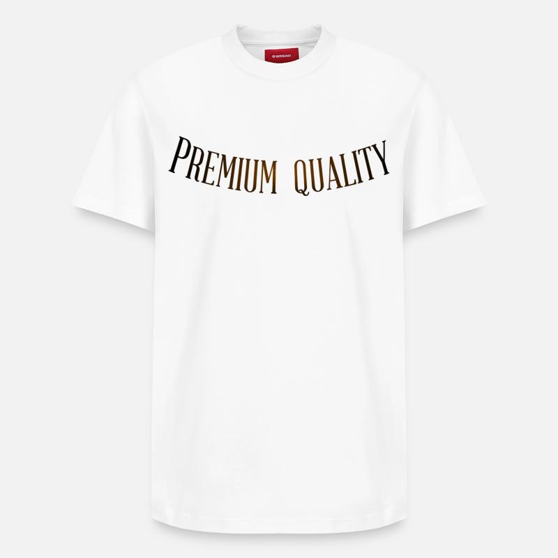 Qualité Premium - T-shirt unisexe décontracté en coton Supima – de SPREAD - blanc