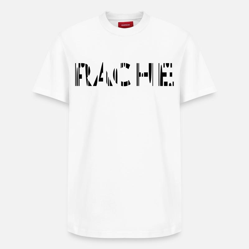 Rache - Relaxed Unisex Supima Cotton T-Shirt – von SPREAD - Weiß