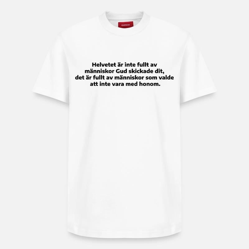 Choix humain - T-shirt unisexe décontracté en coton Supima – de SPREAD - blanc