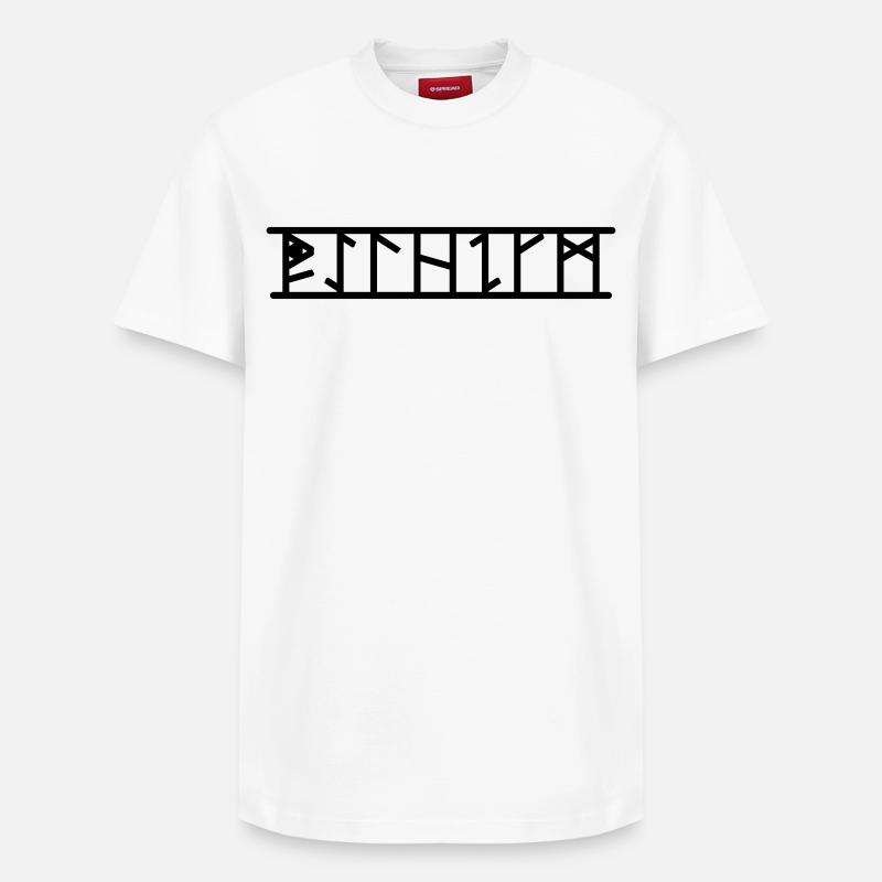 Wilhelm - Relaxed Unisex Supima Cotton T-Shirt – von SPREAD - Weiß
